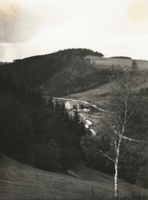 Osterzgebirge. Oelsengrund bei Gottleuba oberhalb des Dorfes