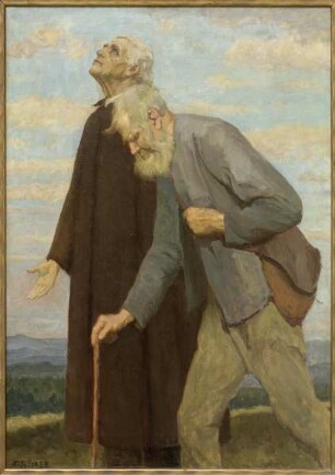 Zwei Männer (Studie zum 'Rathausbild')