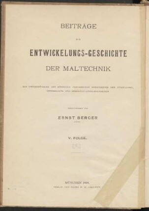 5: Fresko- und Sgraffito-Technik : nach älteren und neueren Quellen