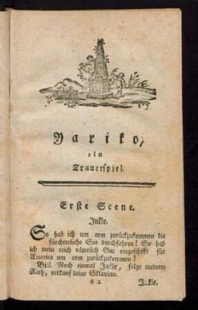 Erste Scene - Dreizehente Scene