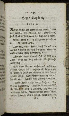 Lezte Kapitel. Finale.