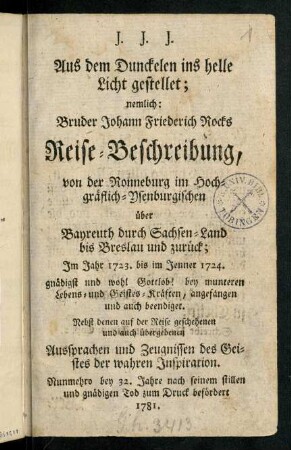 1-135, Reise-Beschreibung