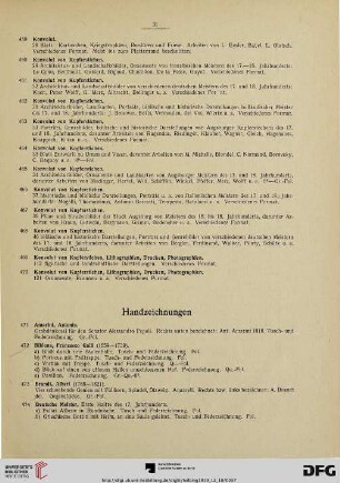 Handzeichnungen, Miniaturen, Gemälde, Verschiedenes (Nr. 471-599)
