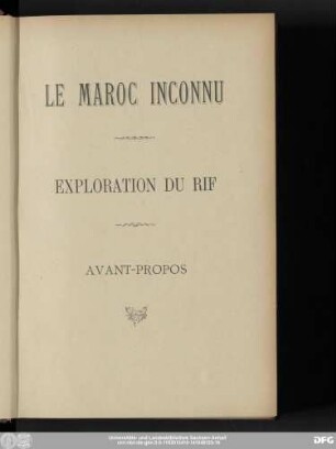 Exploration Du Rif