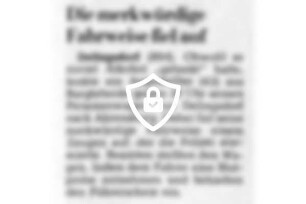 Die merkwürdige Fahrweise fiel auf