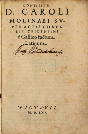 Consilium super actis concilii Tridentini
