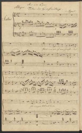 La clemenza di Tito. Auszüge. Arr; V, pf; KV 621/9
