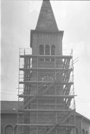 Renovierung der Kirche St. Cyriakus in Bulach