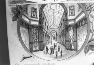 Planungen zum Bau eines Tonnendaches über der Kaiserpassage nach Brandstiftung in der Diskothek "Monte Christo"