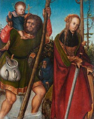 Hl.Christoph und Hl. Katharina