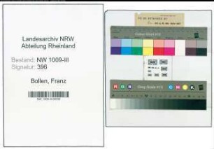 Entnazifizierung Franz Bollen , geb. 19.01.1884 (Landgerichtsdirektor)