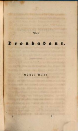 Der Troubadour : Historischer Roman. 1