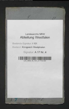 Etats der Gemeinden Daseburg, Lütgeneder und Körbecke