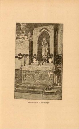 L'oratoire de N. D. des Martyrs