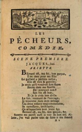 Les Pêcheurs : Comédie En Un Acte, Mêlée D'Ariettes
