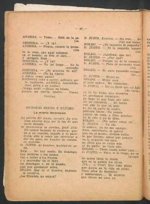 Episodio sexto y último