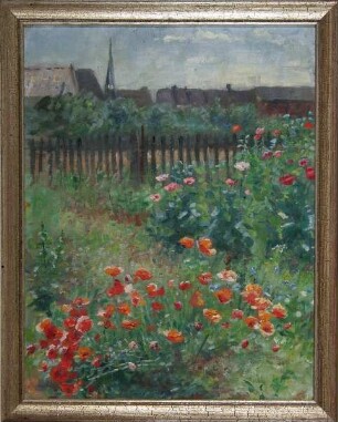Mohn in einem Garten bei Gelmeroda