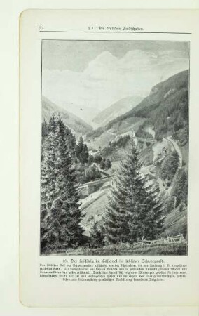 Der Höllsteig im Höllental im südlichen Schwarzwald