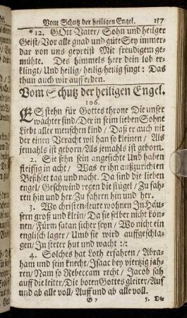 Vom Schutz der heiligen Engel.