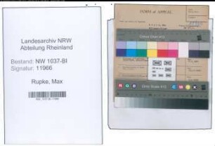 Entnazifizierung Max Rupke , geb. 05.02.1902 (Geschaeftsfuehrer)