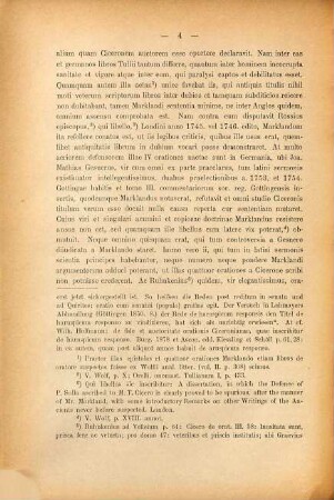 De M. Tulli Ciceronis oratione de domo sua ad Pontifices