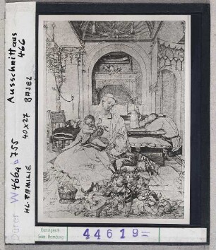 Albrecht Dürer: Heilige Familie, Detail. Basel