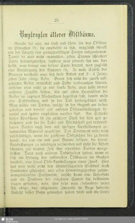 Umpfropfen älterer Obstbäume
