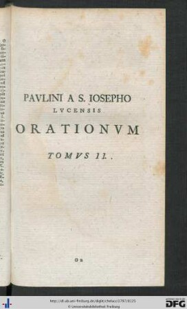 Tomus II.