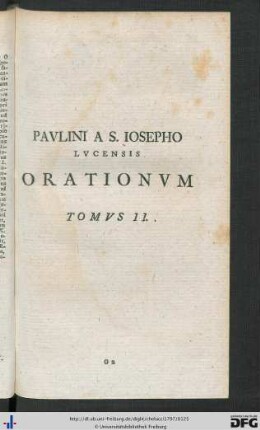Tomus II.