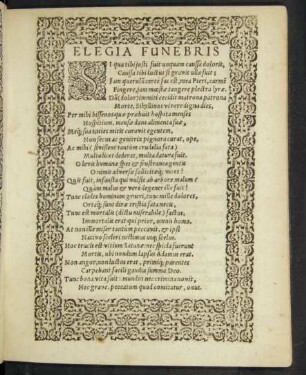 Elegia Funebris