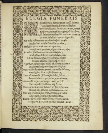 Elegia Funebris