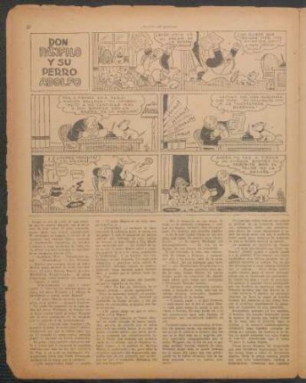 Don Pánfilo y su perro Adolfo [Cómic]