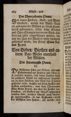 664-674, Der Zwanzigste Punct. - Der Zwey und Vierzigste Punct.