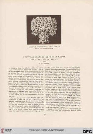 Ausstellungen chinesischer Kunst: Paris-Amsterdam-Berlin