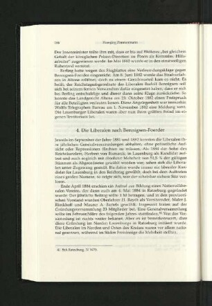 4. Die Liberalen nach Bennigsen-Foerder.