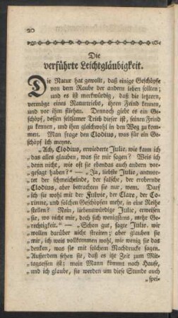 Die verführte Leichtgläubigkeit