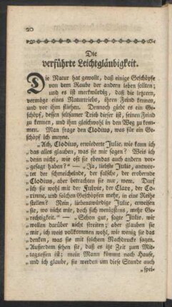 Die verführte Leichtgläubigkeit
