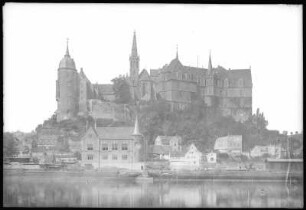 Meißen. Burgberg mit Albrechtsburg, Bischofsschloss und Loge