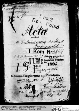 Be- und Entwässerung der Stadt Bad Freienwalde