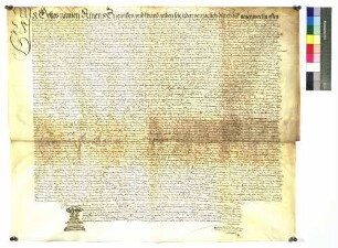 Notariatsinstrument über die wirklich geschehene Wiedereinführung des katholischen Gottesdienstes in Aalen.
