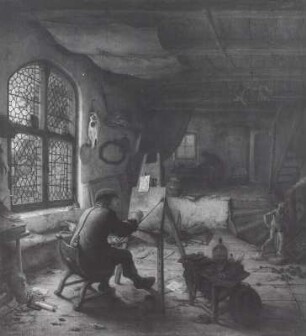 Der Maler in seiner Werkstatt