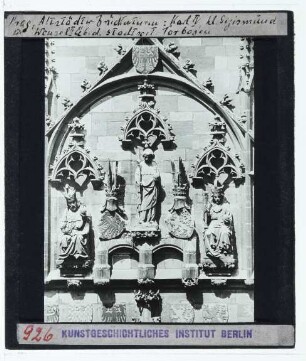 Prag, Altstädter Brückenturm,Parler (Werkstatt), Figuren am Altstädter Brückenturm