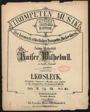 2,7: Hohenzollern! : Triumph-Marsch