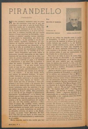 Pirandello : (Continuación)