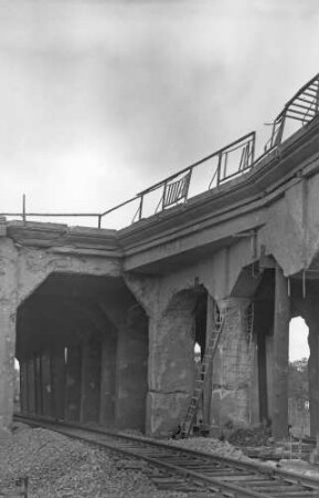 Stuttgart Nord Gäubahn Brücke 5029A Bombenschäden