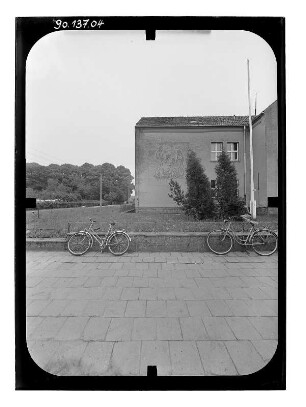 Zarrentin, Rosenstraße 27. Fritz-Reuter-Oberschule (um 1965). Ostseite (Teilansicht) von Norden