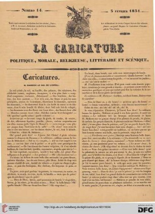 Numéro 14 (3 Février 1831)