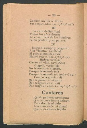 Cantares