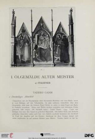 I. Ölgemälde Alter Meister (Nr. 1-12)