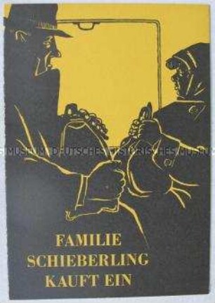 Illustrierte Propagandaschrift gegen die Verschiebung von DDR-Produkten nach Westberlin